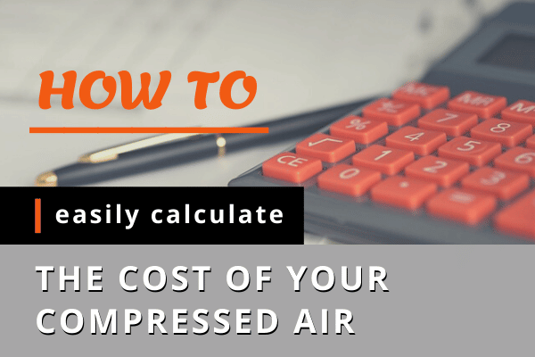 easily calculate compressed air cost