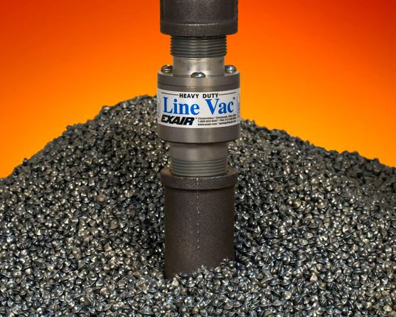 EXAIR Heavy Duty Line Vacs™ for Conveying Tough Medium