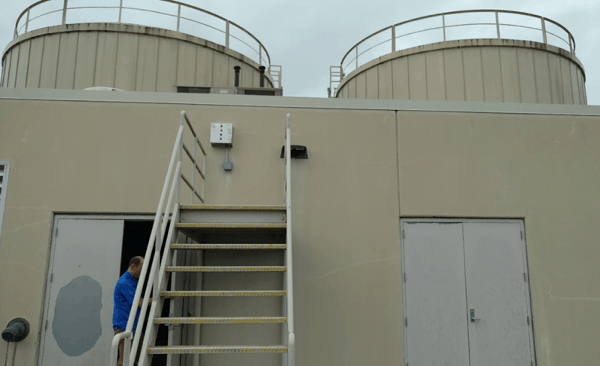 Stairs to a Fire Protection Tank