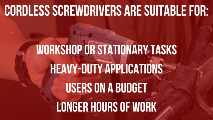 cordless screwdrivers buying tips