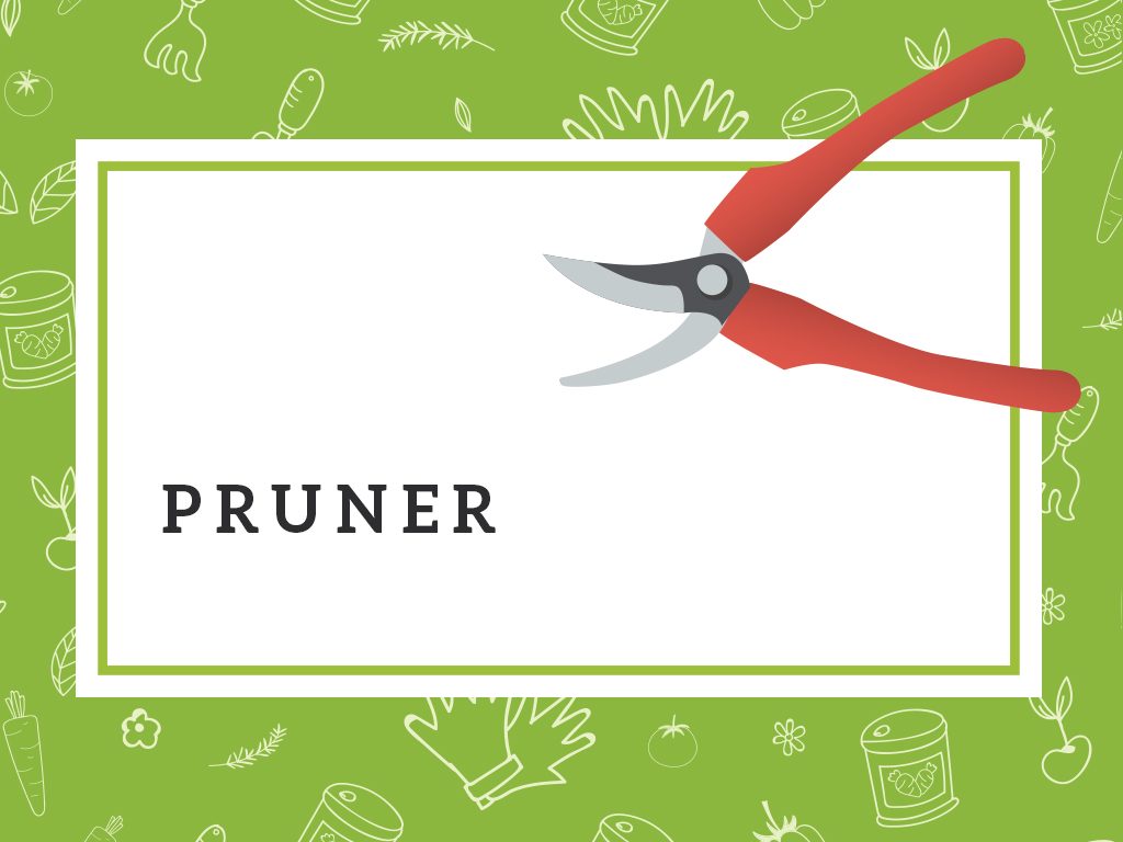 pruner gardening tools