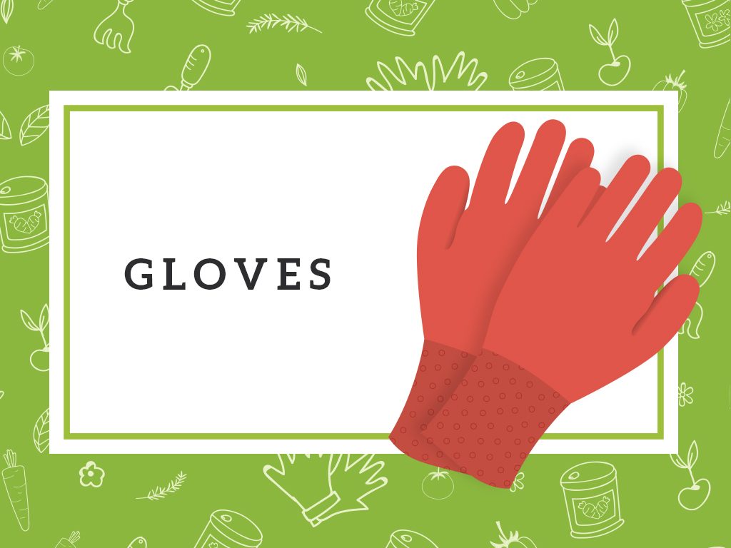 gloves gardening tools