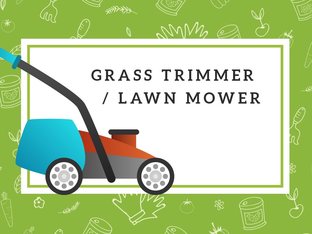 lawn mower gardening tools