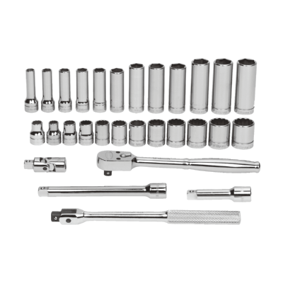 Williams JHWMSB-29F Metric Socket and Drive Tool Set