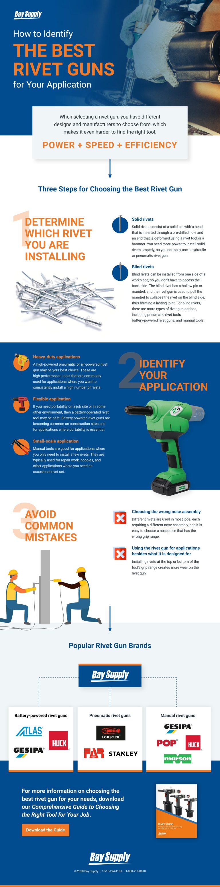 [Infographic] How to Identify the Best Rivet Guns for Your Application