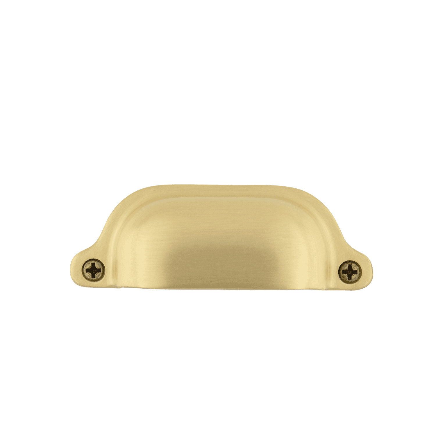 satin brass farmhouse cup pull