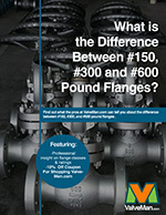 The Difference Between #150, #300, and #600 Pound Flanges