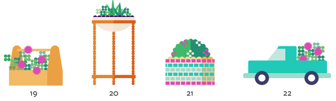 container gardening ideas 19-22